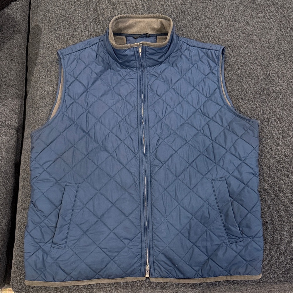 Peter Millar Quilted Navy Vest
